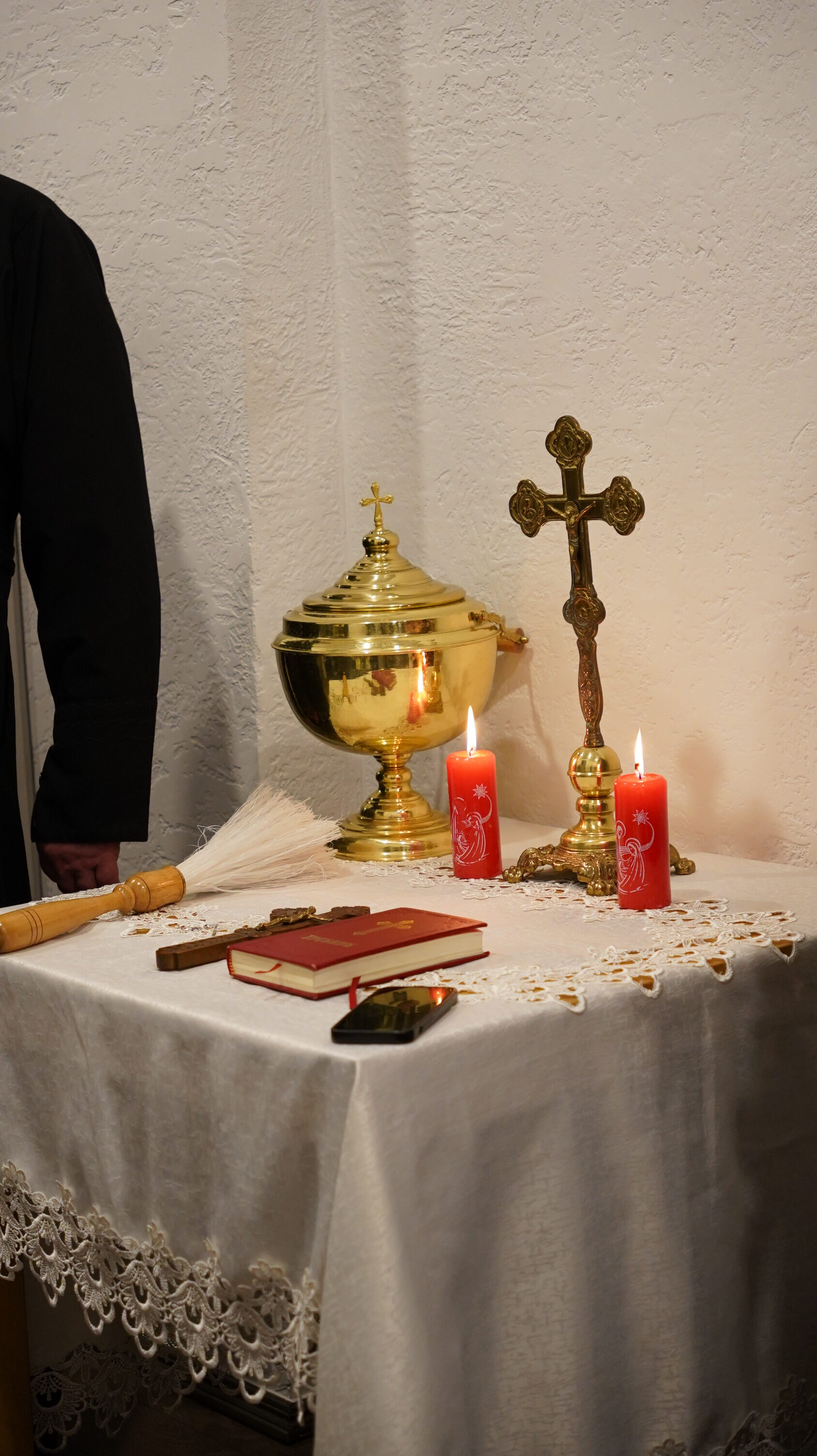 Освячення будинку стаціонарного догляду в селищі Кути